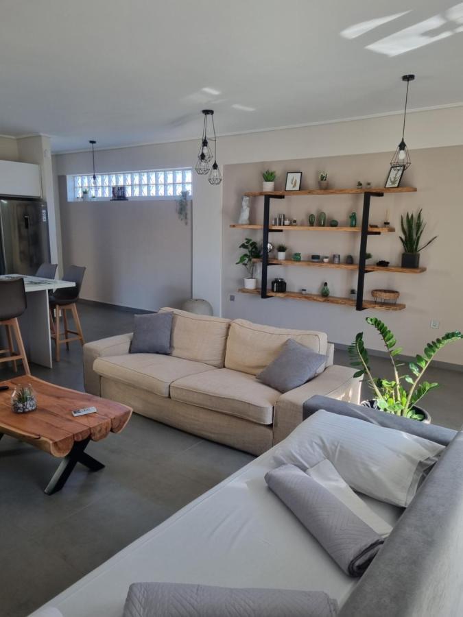 New Minimal Apartment,10' From Athens Airport Spáta Eksteriør billede